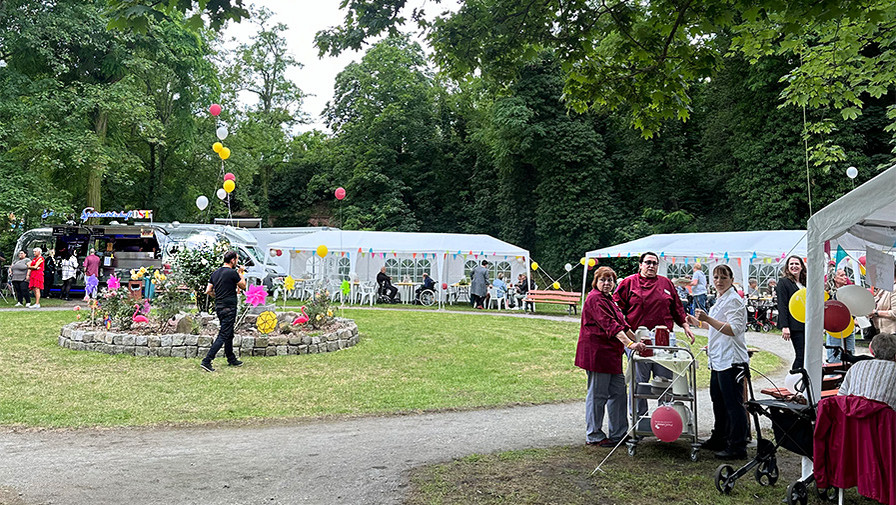 Foto vom Standort ProCurand Magdeburg zum 25-jährigen Jubiläum.