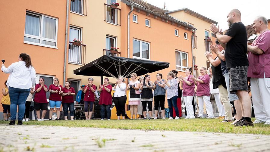 Foto vom Standort ProCurand Eberswalde zum 25-jährigen Jubiläum.