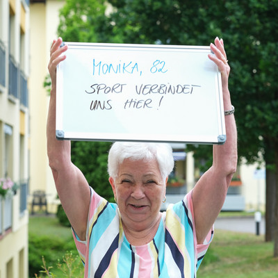 Auf ein Wort mit Monika, 82, Seniorenresidenz Am Straussee