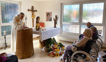 Erntedankgottesdienst im ProcUrand Pflegestift Pfarrer Lukas in Cham