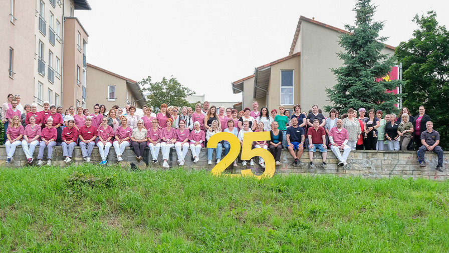 Foto vom Standort ProCurand Senftenberg zum 25-jährigen Jubiläum.