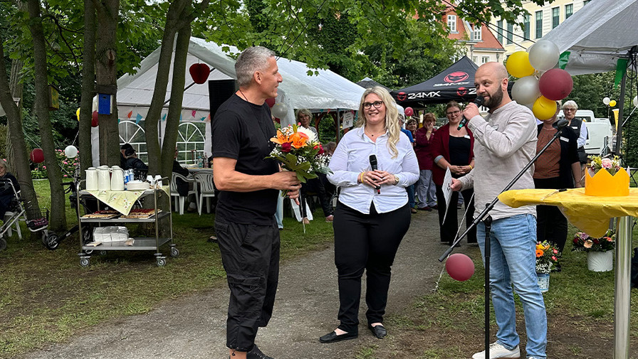 Foto vom Standort ProCurand Magdeburg zum 25-jährigen Jubiläum.