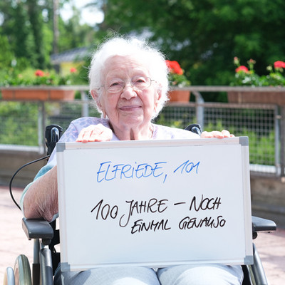 Auf ein Wort mit Elfriede, 101, Seniorenresidenz Am Straussee