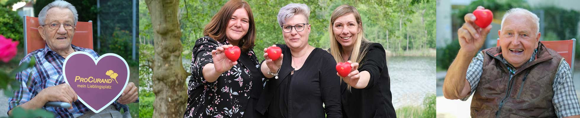 Leitungsteam ProCurand Seniorenwohnpark Nächst Neuendorf in Zossen und Bewohner