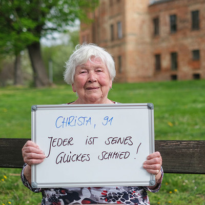 Auf ein Wort mit Christa, 91, Seniorenresidenz Am Schlosspark Dahme/Mark