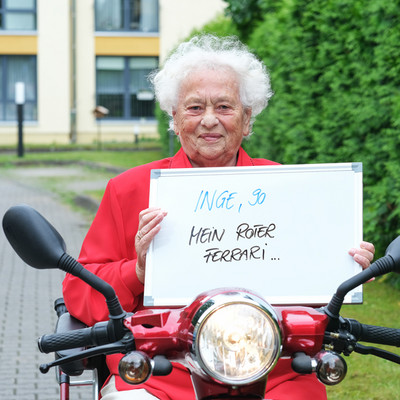 Auf ein Wort mit Inge, 90, Seniorenresidenz Am Straussee