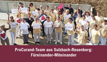 Team des ProCurand Pflegezentrums Am Herzogschloss in Sulzbach-Rosenberg