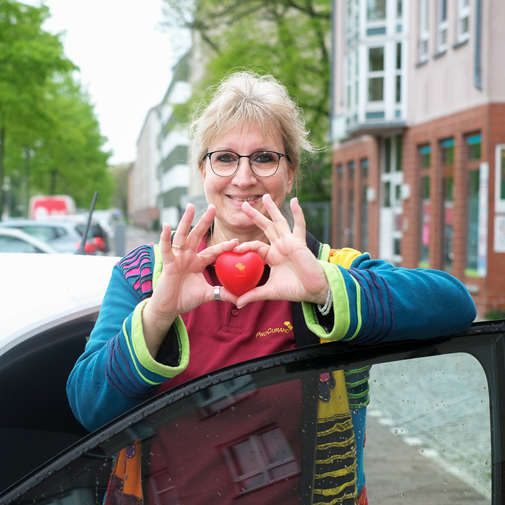 May-Brit, Pflegehelferin in der Ambulanten Pflege Berlin-Lichtenberg: