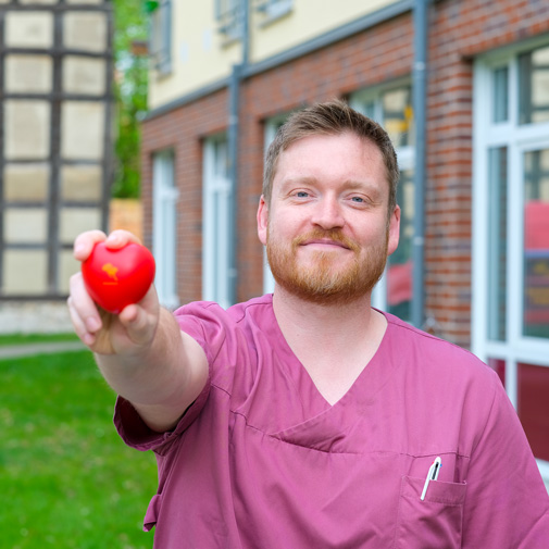 ProCurand Seniorenresidenz Am Schlosspark in Dahme/Mark, Björn, Azubi zum Pflegefachmann