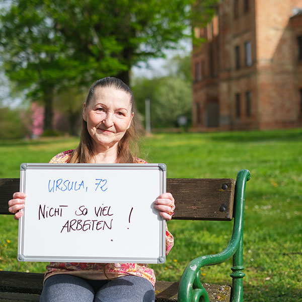 Auf ein Wort mit Ursula, 72, Seniorenresidenz Am Schlosspark